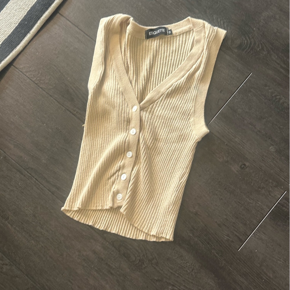 Sweater tank vest